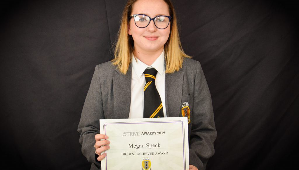Highest Achiever Award - Megan Speck