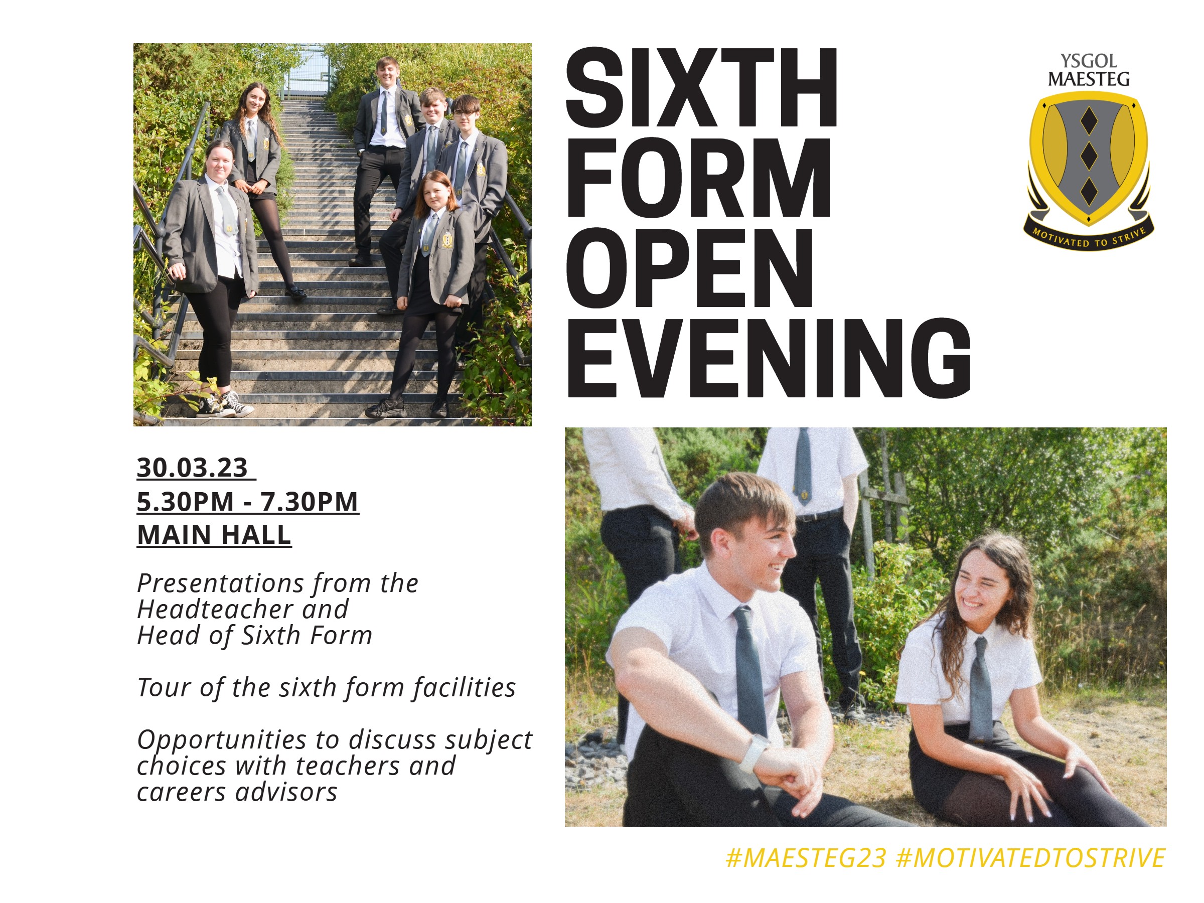 Sixth Form Open Evening 2023