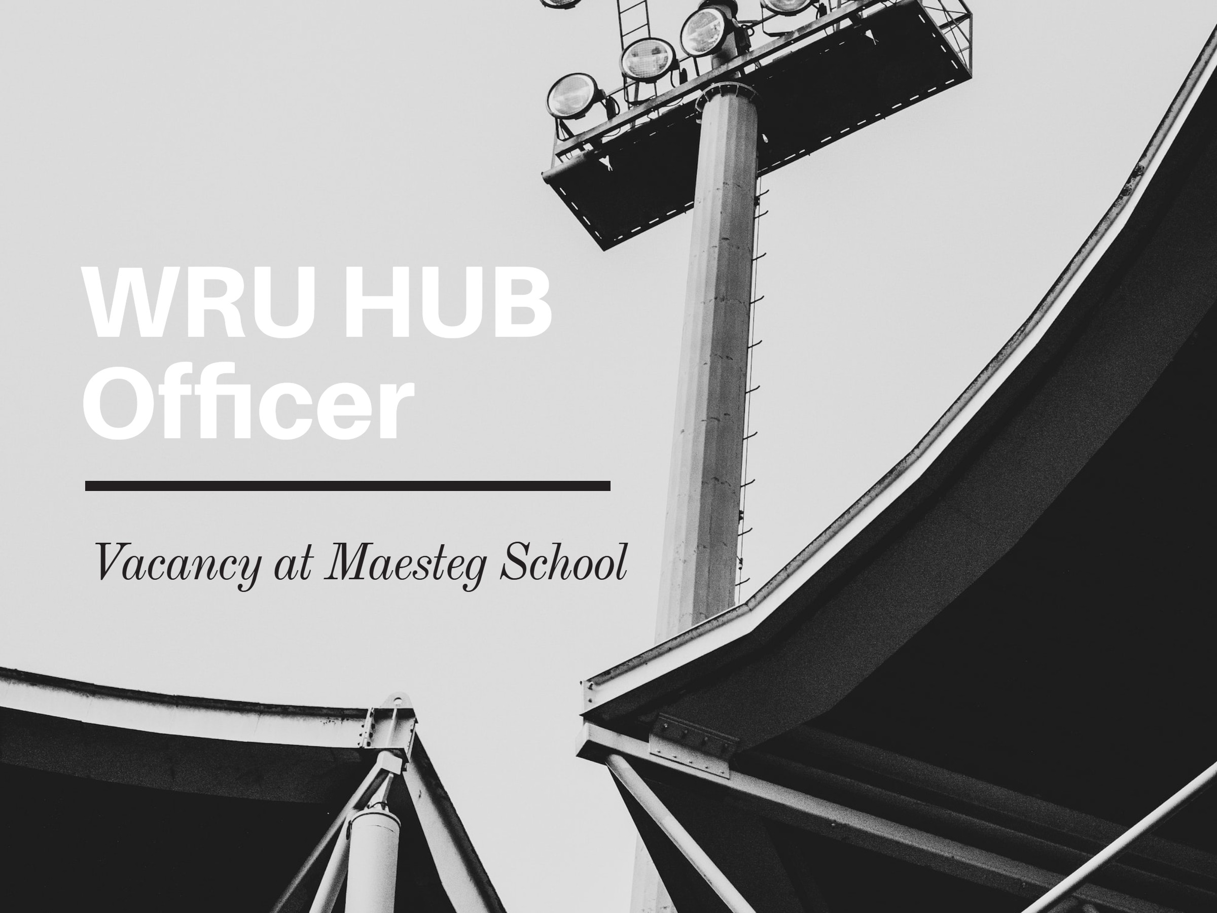 Vacancy: WRU HUB Officer