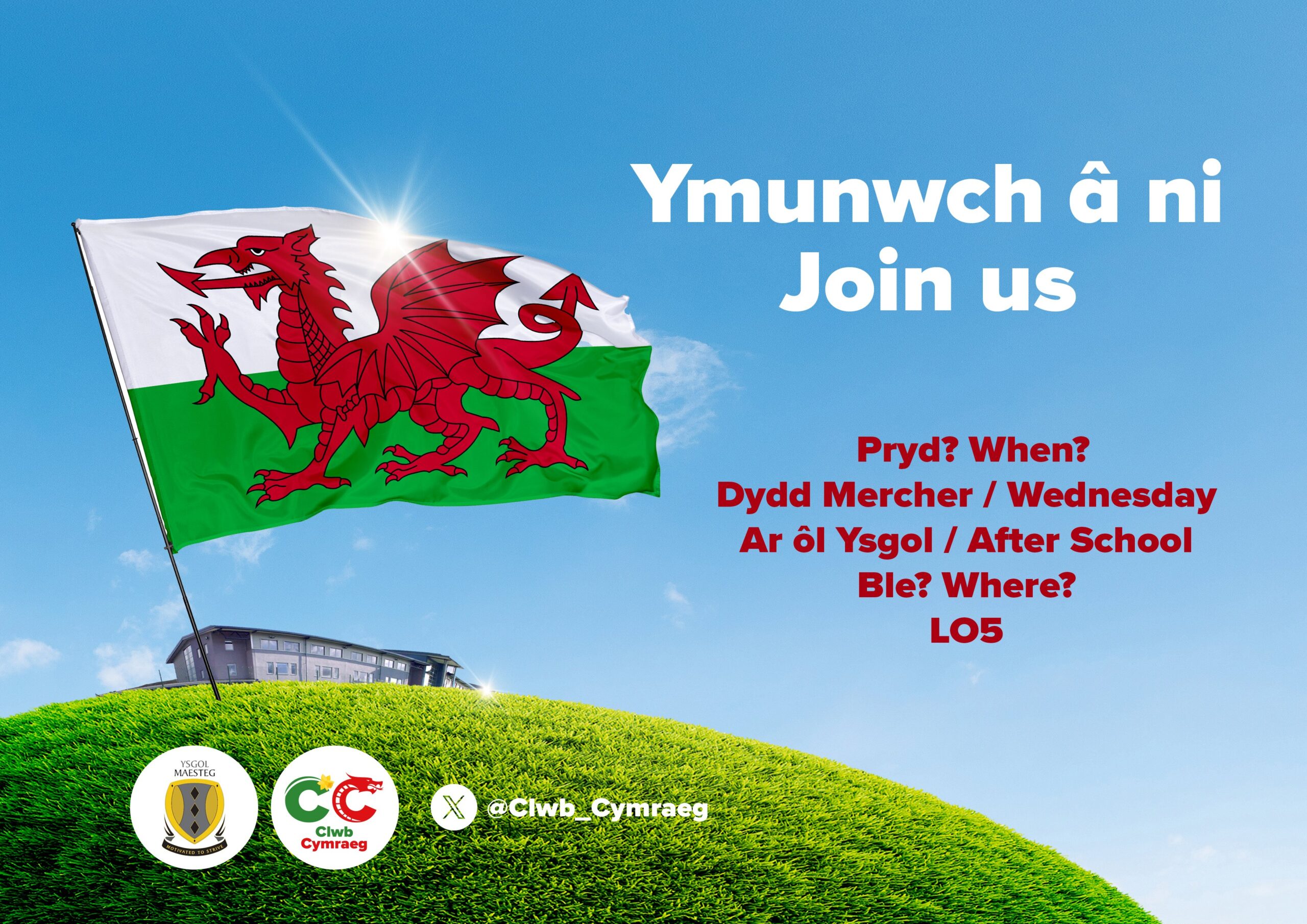 Cymraeg: Siarter Iaith – Welsh at Maesteg